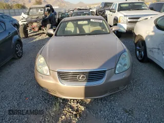2002 Lexus SC 430 with VIN JTHFN48YX20008072, listed as a Copart auction lot 71428204 with 113,874 mi miles and Salvage Title. Bid and sale history available at carsss.com. Image 5.