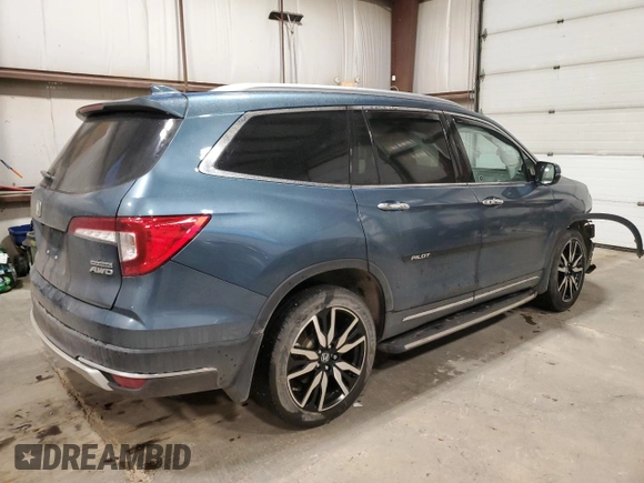 2019 Honda Pilot Touring 7-Passenger with VIN 5FNYF6H68KB502501, listed as a Copart auction lot 85263694 with 119,183 mi miles and Salvage Title. Bid and sale history available at DreamBid. Image 3.