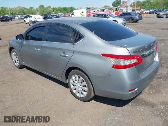 2014 Nissan Sentra S with VIN 3N1AB7AP0EY242192, listed as a IAAI auction lot 42198561 with 139,437 mi miles and . Bid and sale history available at DreamBid. Image 3.