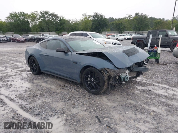 2024 Ford Mustang GT with VIN 1FA6P8CF3R5415825, listed as a IAAI auction lot 42626550 with 16,570 mi miles and . Bid and sale history available at DreamBid. Image 1.