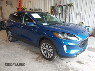 2022 Ford Escape Titanium Hybrid z VIN 1FMCU9DZ3NUA57450, wystawiony jako IAAI lot #42242619 z przebiegiem 31 989 mil mil oraz . Historia ofert i sprzedaży dostępna na DreamBid. Obrazek 1.