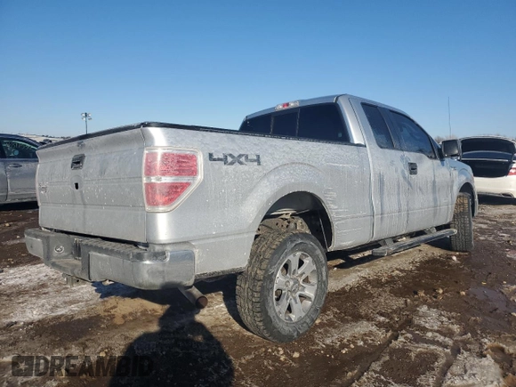 2014 Ford F-150 XL with VIN 1FTFX1ET7EFA48842, listed as a Copart auction lot 46008955 with 91,027 mi miles and Salvage Title. Bid and sale history available at carsss.com. Image 3.