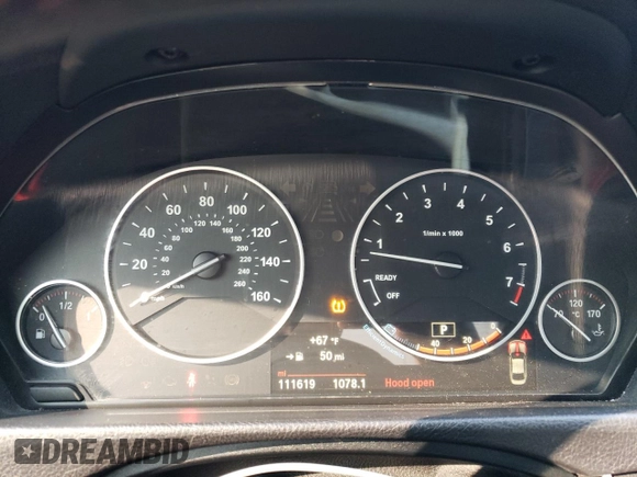 2016 BMW 4 Series 428i xDrive with VIN WBA3N9C53GK251004, listed as a Copart auction lot 58945725 with 111,619 mi miles and Salvage title. Bid and sale history available at DreamBid. Image 9.
