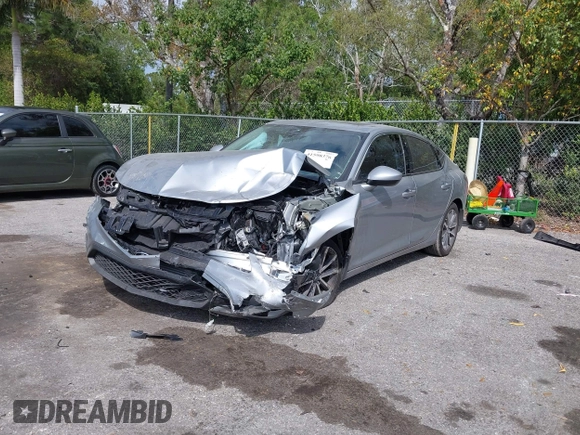 2024 Acura Integra with VIN 19UDE4H29RA028985, listed as a IAAI auction lot 41598376 with 1 mi miles. Bid and sale history available at carsss.com. Image 6.