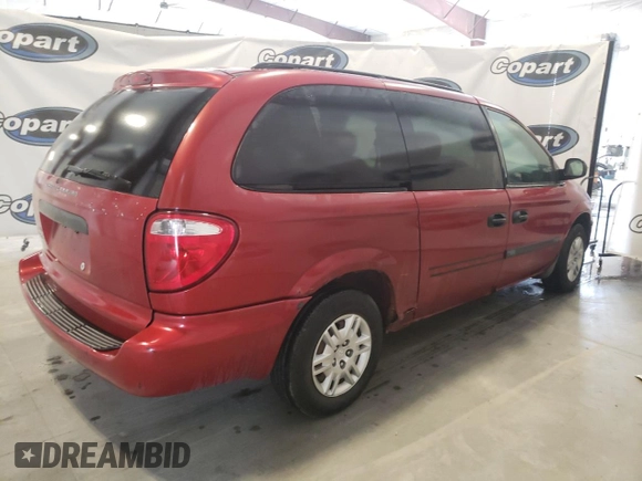 2007 Dodge Grand Caravan SE with VIN 1D4GP24RX7B249213, listed as a Copart auction lot 72547894 with 104,636 mi miles and Clean Title. Bid and sale history available at DreamBid. Image 3.
