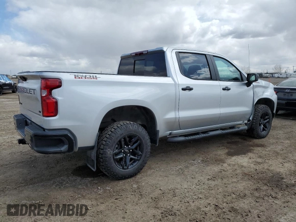 2021 Chevrolet Silverado 1500 LT Trail Boss with VIN 3GCPYFEL2MG130876, listed as a Copart auction lot 53039345 with 23,099 mi miles and Salvage Title. Bid and sale history available at DreamBid. Image 3.
