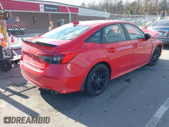 2024 Honda Civic Si z VIN 2HGFE1E56RH475619, wystawiony jako IAAI lot #41226918 z przebiegiem Nie podano mil oraz . Historia ofert i sprzedaży dostępna na DreamBid. Obrazek 4.