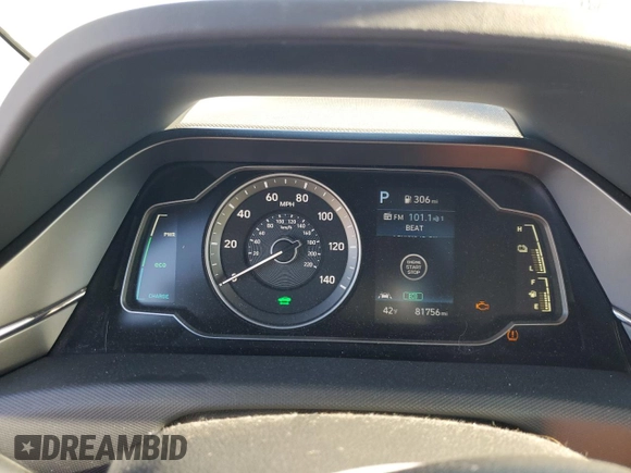 2021 Hyundai Ioniq Blue with VIN KMHC65LC2MU255550, listed as a Copart auction lot 49735265 with 81,756 mi miles and Salvage title. Bid and sale history available at DreamBid. Image 9.