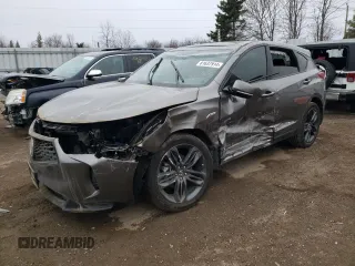 2023 Acura RDX w/A-Spec Package with VIN 5J8TC2H60PL802356, listed as a Copart auction lot 81637914 with 0 mi miles and Non Repairable. Bid and sale history available at carsss.com. Image 1.