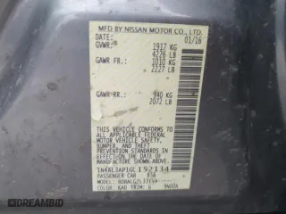 2016 Nissan Altima 2.5 SL with VIN 1N4AL3AP1GC152134, listed as a Copart auction lot 52192015 with 175,158 mi miles and Clean Title. Bid and sale history available at carsss.com. Image 12.
