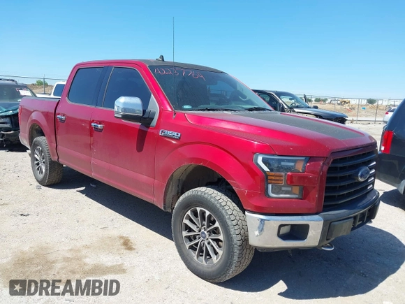 2017 Ford F-150 XL with VIN 1FTEW1EG4HKE48080, listed as a IAAI auction lot 42237764 with 192,505 mi miles and . Bid and sale history available at DreamBid. Image 1.