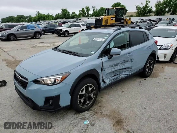 2020 Subaru Crosstrek Premium with VIN JF2GTAECXL8220753, listed as a Copart auction lot 59567835 with 53,857 mi miles and Salvage title. Bid and sale history available at DreamBid. Image 13.