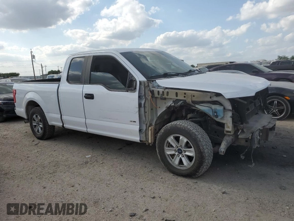 2017 Ford F-150 XL with VIN 1FTEX1CP7HKD96962, listed as a Copart auction lot 52724385 with 117,889 mi miles and Salvage title. Bid and sale history available at DreamBid. Image 4.