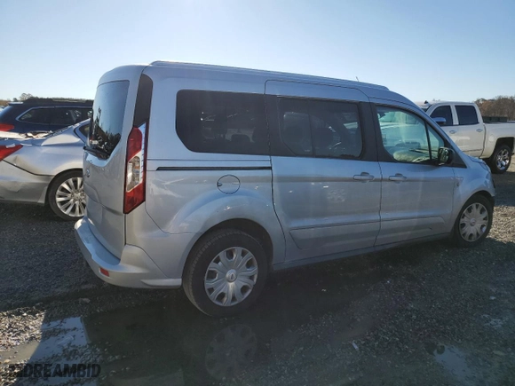 2015 Ford Transit Connect Wagon XLT with VIN NM0GE9F74F1223036, listed as a Copart auction lot 81430714 with 115,993 mi miles and Salvage Title. Bid and sale history available at carsss.com. Image 3.