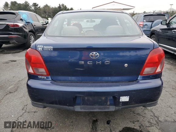 2001 Toyota ECHO with VIN JTDAT123610116152, listed as a Copart auction lot 86301404 with 114,047 mi miles and Salvage title. Bid and sale history available at DreamBid. Image 6.