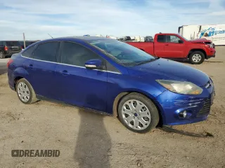 2013 Ford Focus Titanium with VIN 1FADP3J27DL169926, listed as a Copart auction lot 42862955 with 127,908 mi miles and Salvage Title. Bid and sale history available at carsss.com. Image 4.