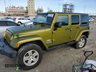 2007 Jeep Wrangler Unlimited Sahara z VIN 1J8GB59197L157058, wystawiony jako Copart lot #89014635 z przebiegiem 145 032 mil mil oraz Szkoda całkowita • Salvage title. Historia ofert i sprzedaży dostępna na DreamBid. Obrazek 1.