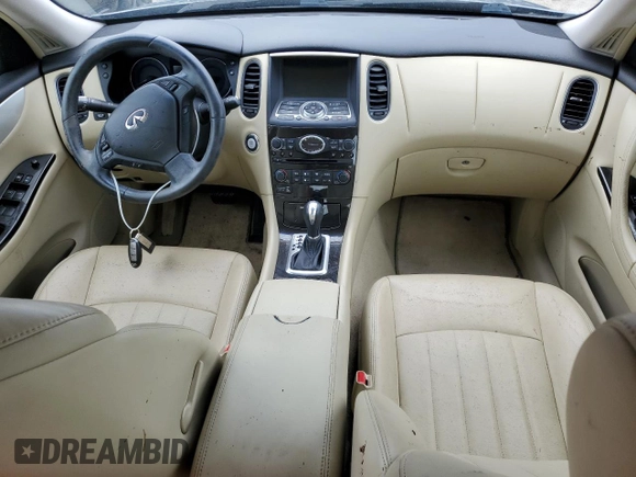 2017 Infiniti QX50 with VIN JN1BJ0RP8HM380881, listed as a Copart auction lot 74816544 with 0 mi miles and Salvage Title. Bid and sale history available at carsss.com. Image 8.