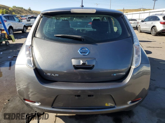 2017 Nissan LEAF SL with VIN 1N4BZ0CP8HC300957, listed as a Copart auction lot 74267414 with 53,594 mi miles and Salvage Title. Bid and sale history available at carsss.com. Image 6.