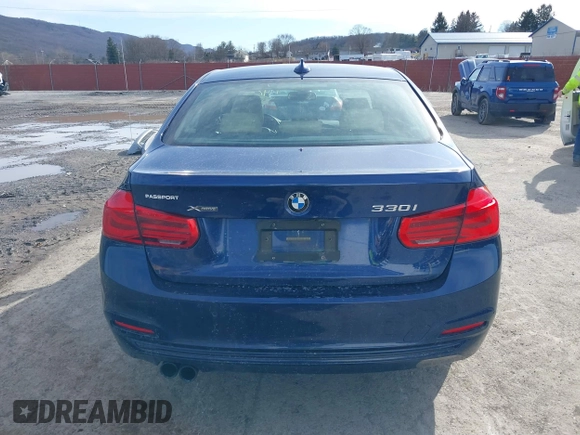 2017 BMW 3 Series 330i xDrive with VIN WBA8D9G35HNU65462, listed as a IAAI auction lot 41696854 with 60,108 mi miles. Bid and sale history available at carsss.com. Image 16.