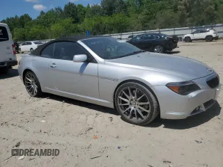 2005 BMW 6 Series 645Ci with VIN WBAEK73455B327042, listed as a Copart auction lot 55254765 with 91,389 mi miles and Clean Title. Bid and sale history available at carsss.com. Image 4.
