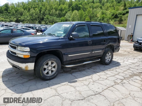 2005 Chevrolet Tahoe LS z VIN 1GNEK13T55J220027, wystawiony jako Copart lot #55287955 z przebiegiem 143 271 mil mil oraz Szkoda całkowita • Salvage title. Historia ofert i sprzedaży dostępna na DreamBid. Obrazek 1.