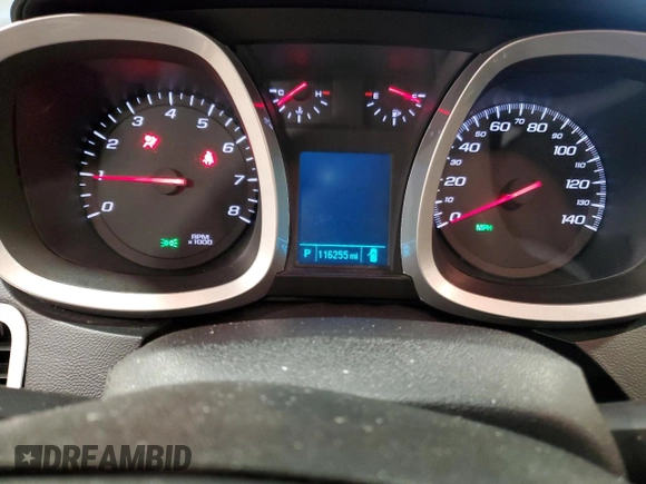 2016 Chevrolet Equinox LT with VIN 2GNFLFEK5G6127107, listed as a Copart auction lot 51999675 with 116,255 mi miles and Salvage Title. Bid and sale history available at DreamBid. Image 9.