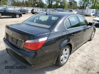 2007 BMW 5 Series 530xi with VIN WBANF73517CY17309, listed as a Copart auction lot 52692025 with 90,817 mi miles and Salvage title. Bid and sale history available at DreamBid. Image 3.