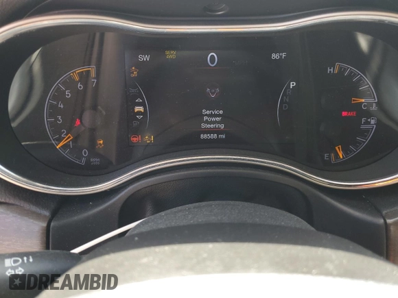 2017 Jeep Grand Cherokee Limited with VIN 1C4RJFBT6HC921065, listed as a Copart auction lot 44704355 with 88,588 mi miles and Clean title. Bid and sale history available at DreamBid. Image 9.