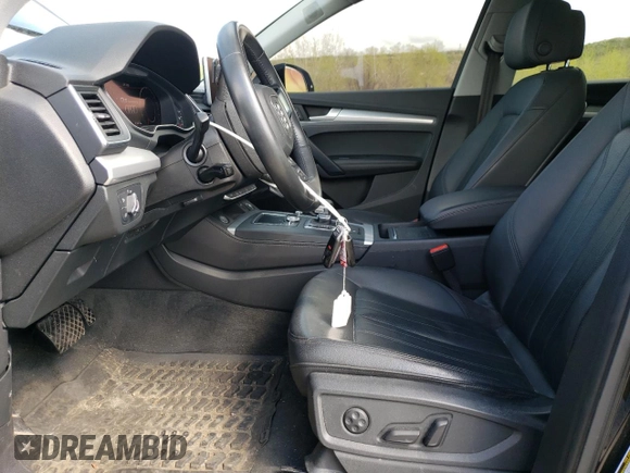 2019 Audi Q5 Premium Plus with VIN WA1BNAFY1K2066474, listed as a Copart auction lot 55481595 with 70,268 mi miles and Salvage title. Bid and sale history available at DreamBid. Image 7.