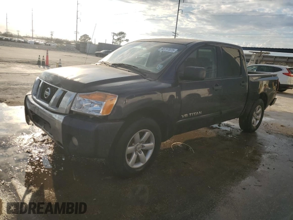 2010 Nissan Titan SE with VIN 1N6BA0EDXAN318890, listed as a Copart auction lot 43797075 with 260,208 mi miles and Salvage Title. Bid and sale history available at DreamBid. Image 1.