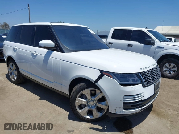 2020 Land Rover Range Rover HSE with VIN SALGS2RU0LA408144, listed as a IAAI auction lot 42298148 with 37,778 mi miles and . Bid and sale history available at DreamBid. Image 1.