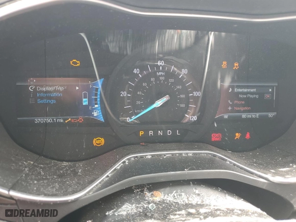 2015 Ford Fusion Titanium Hybrid with VIN 3FA6P0RU3FR184036, listed as a Copart auction lot 51936955 with 370,750 mi miles and Salvage Title. Bid and sale history available at carsss.com. Image 9.