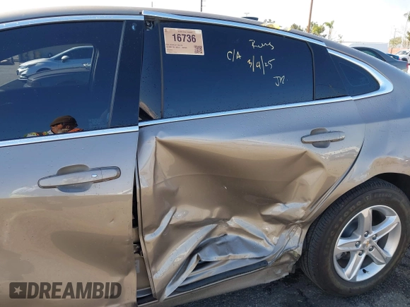 2024 Chevrolet Malibu LS with VIN 1G1ZB5ST7RF188539, listed as a IAAI auction lot 41746428 with 20,872 mi miles and . Bid and sale history available at DreamBid. Image 6.