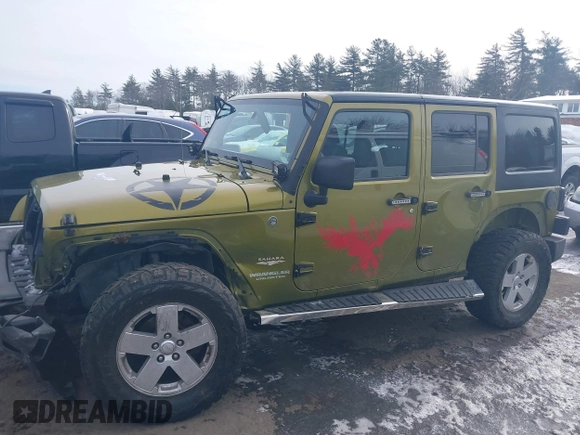 2007 Jeep Wrangler Unlimited Sahara z VIN 1J4GA59137L147257, wystawiony jako IAAI lot #41565673 z przebiegiem 187 982 mil mil oraz . Historia ofert i sprzedaży dostępna na DreamBid. Obrazek 14.