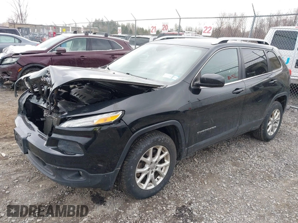 2018 Jeep Cherokee Latitude Plus with VIN 1C4PJMLB7JD507892, listed as a IAAI auction lot 41879277 with 122,269 mi miles and . Bid and sale history available at DreamBid. Image 2.
