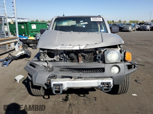 2009 Hummer H3 Adventure с VIN 5GTEN13EX98142612, выставлен на аукционе Copart как лот 75959124 с пробегом Не указан миль и Списание • Salvage title. История ставок и продаж доступна на DreamBid. Изображение 5.