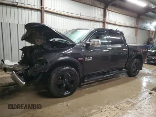 2018 Ram 1500 Harvest with VIN 1C6RR7LT7JS145674, listed as a Copart auction lot 82871204 with 53,517 mi miles and Salvage title. Bid and sale history available at DreamBid. Image 1.