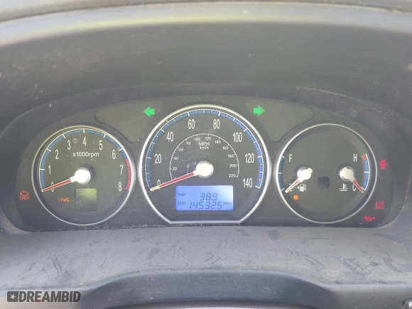 2008 Hyundai Santa Fe SE with VIN 5NMSH13E68H225422, listed as a IAAI auction lot 41719710 with 145,325 mi miles. Bid and sale history available at carsss.com. Image 7.