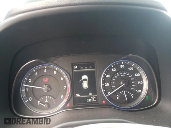 2022 Hyundai Kona SE with VIN KM8K2CAB1NU755691, listed as a Copart auction lot 88602655 with 37,517 mi miles and Salvage Title. Bid and sale history available at carsss.com. Image 9.