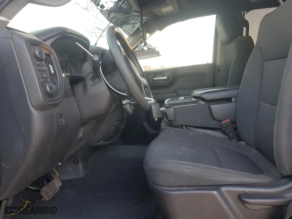 2021 Chevrolet Silverado 1500 Custom with VIN 3GCPYBEK4MG139157, listed as a Copart auction lot 41528845 with 106,765 mi miles and Salvage Title. Bid and sale history available at carsss.com. Image 7.