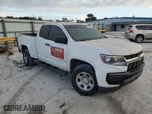 2021 Chevrolet Colorado 4WD Work Truck with VIN 1GCHTBEN3M1193688, listed as a Copart auction lot 76848594 with 101,567 mi miles and Non Repairable. Bid and sale history available at carsss.com. Image 4.