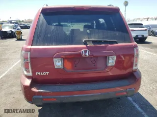 2006 Honda Pilot EX-L with VIN 5FNYF28586B012730, listed as a Copart auction lot 67161614 with 141,287 mi miles and Salvage Title. Bid and sale history available at carsss.com. Image 6.