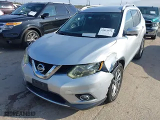 2014 Nissan Rogue SV with VIN 5N1AT2MT4EC774829, listed as a IAAI auction lot 41011911 with 128,607 mi miles. Bid and sale history available at carsss.com. Image 6.