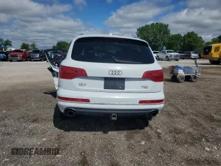 2015 Audi Q7 Premium Plus with VIN WA1LGAFE6FD029046, listed as a Copart auction lot 57629135 with 116,962 mi miles and Salvage title. Bid and sale history available at DreamBid. Image 6.