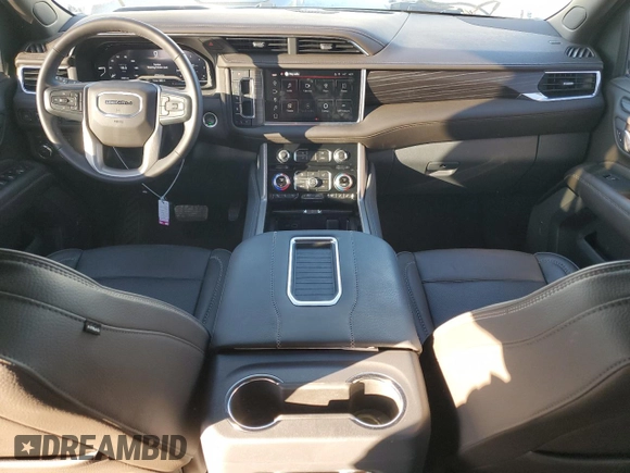 2024 GMC Yukon Denali with VIN 1GKS2DKLXRR105675, listed as a Copart auction lot 85982434 with 14,991 mi miles and Salvage Title. Bid and sale history available at carsss.com. Image 8.