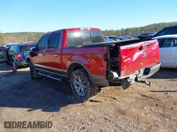 2016 Ford F-150 XLT with VIN 1FTEW1EF9GFB09751, listed as a IAAI auction lot 40970801 with 160,900 mi miles. Bid and sale history available at carsss.com. Image 3.