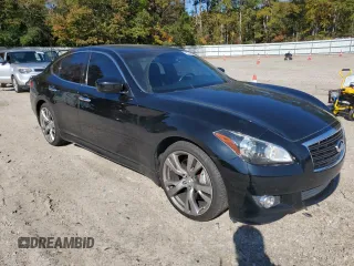 2013 Infiniti M37 with VIN JN1BY1AP2DM512430, listed as a Copart auction lot 78291964 with 239,217 mi miles and Salvage Title. Bid and sale history available at carsss.com. Image 4.