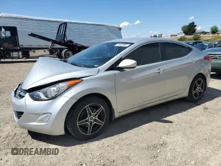 2013 Hyundai Elantra GLS z VIN KMHDH4AE0DU810993, wystawiony jako Copart lot #57642645 z przebiegiem 95 594 mil mil oraz Szkoda całkowita • Salvage title. Historia ofert i sprzedaży dostępna na DreamBid. Obrazek 1.