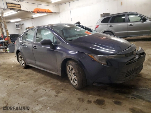 2024 Toyota Corolla LE with VIN 5YFB4MDE1RP169585, listed as a Copart auction lot 47581415 with 0 mi miles and Salvage Title. Bid and sale history available at carsss.com. Image 4.